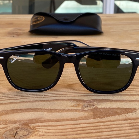Ray Ban NEW WAYFARER CLASSIC POLARIZED - Picture 2 of 7